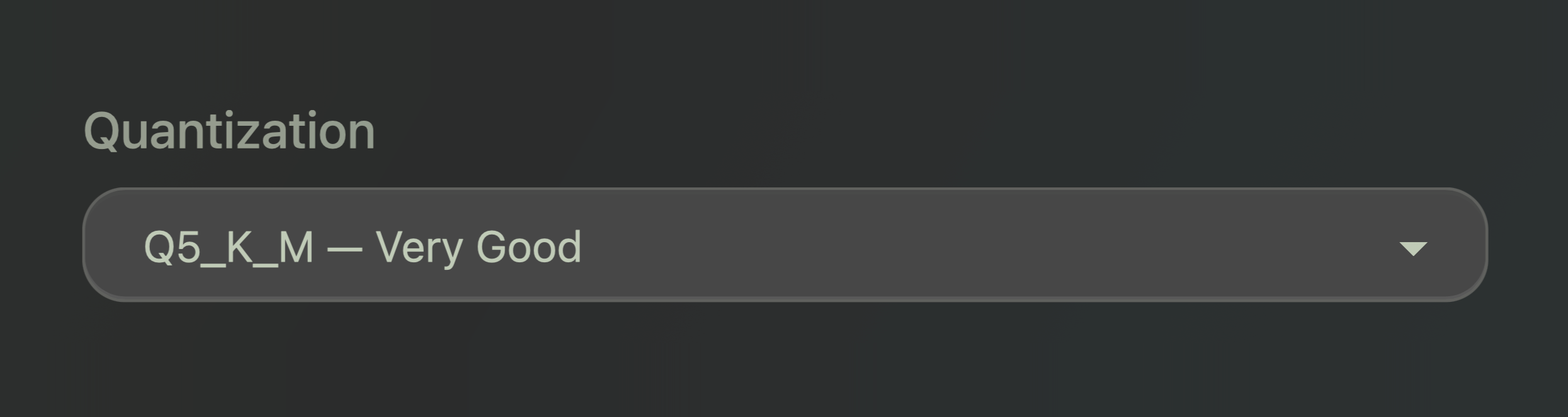 Choosing a quantization level